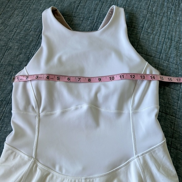 LULULEMON Court Crush Athletic Dress Built-In Shorts with Pockets in White - Picture 5 of 9